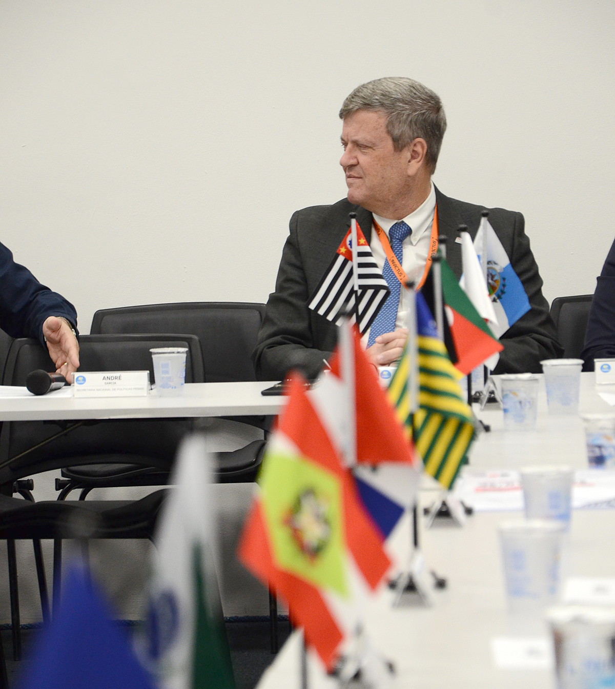 Coronel Marcello Streifinger, Secretário da Administração Penitenciária, participa da 10ª reunião do Consej